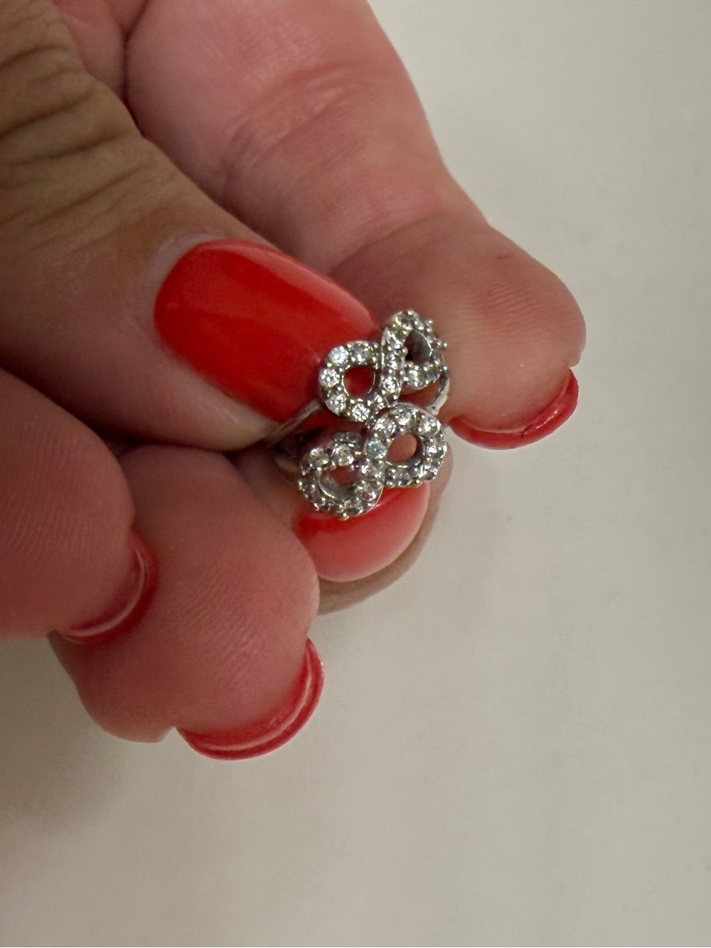Sterling Silver CZ Huggie Hoop Earrings